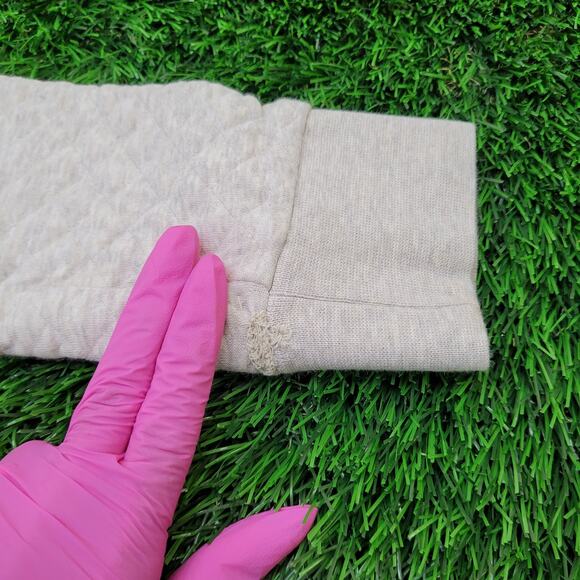 Patagonia Pullover Sweater Small 19x22 Beige Blue - Picture 4 of 16